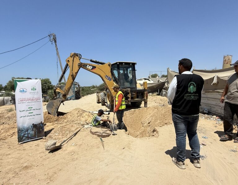 Extending Water Network to Serve 10,000 Displaced People in Gaza